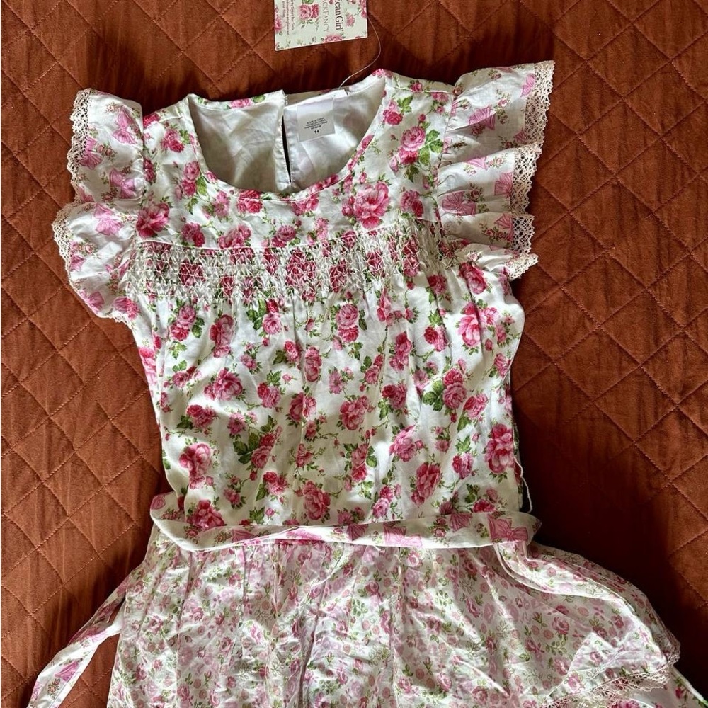 NWT American Girl Loveshack Fancy Waist Bow Dress - Picture 5 of 7